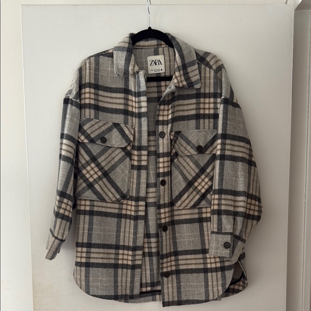 Zara Plaid Jacket